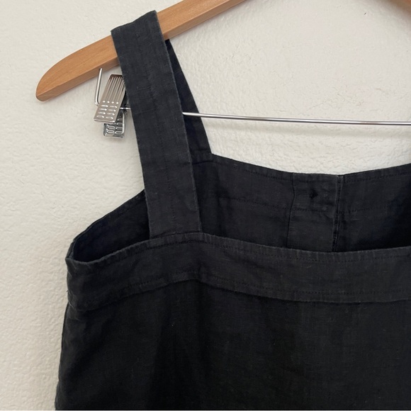 Black Button-Up Women's Top - Picture 6 of 7